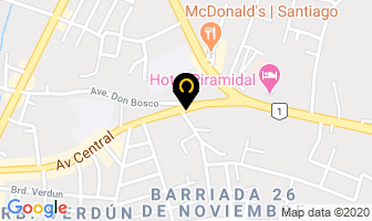 Mapa de Bombasa en Santiago
