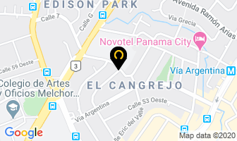 Mapa de CabaÑas Playa Gorgona en Panamá