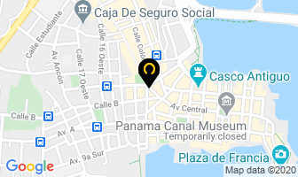 Mapa de Cafe Coca Cola en Panamá