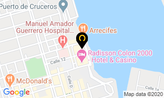 Mapa de Cafe Lebanese en Colón