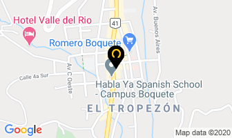 Mapa de Casa Solution en Bajo Boquete