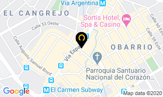 Mapa de CedeÑo Abogados en Panamá