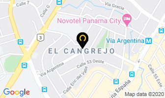 Mapa de Centro Dental Ortega en Panamá