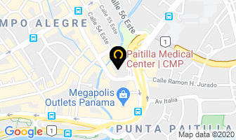 Mapa de Centro Medico Paitilla en Panamá
