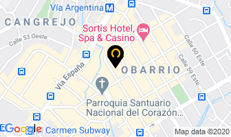 Mapa de Clinica Arango Orillac en Panamá