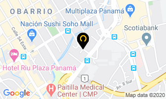 Mapa de Clinica Dental Espino en Panamá