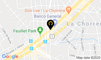 Mapa de Clinica Dr. Andres Barria Chorrera en La Chorrera