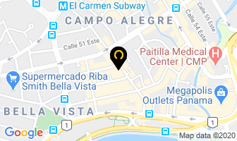 Mapa de Coffee Express en Panamá