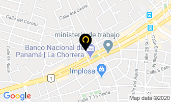 Mapa de Color Shop en La Chorrera