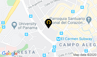 Mapa de Crown Casinos en Panamá