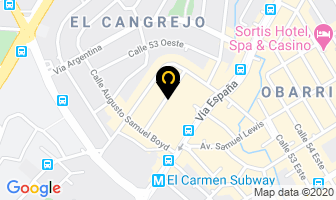 Mapa de Cruise Rent A Car en Panamá