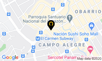 Mapa de Cuevas Him & Asociados en Panamá