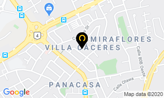 Mapa de Deco Vidrios Rojas en Panamá