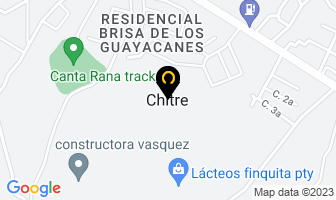 Mapa de Decoraciones Ramon Murillo en Chitré