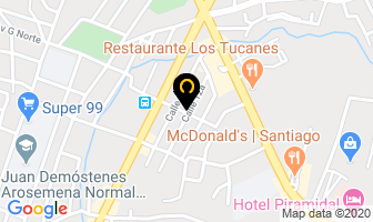 Mapa de DefensorÍa Del Pueblo en Santiago