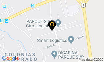 Mapa de Dhl Global Forwarding en Panamá