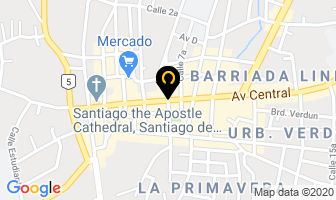 Mapa de Distribuidora Cruz en Santiago