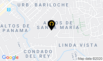 Mapa de D`line Designers en Panamá