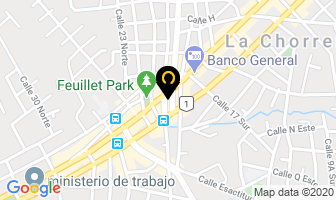 Mapa de Electronica Oriente en La Chorrera