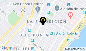 Mapa de Escuela Republica De Chile en Panamá