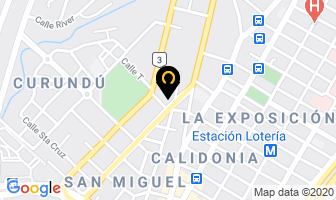 Mapa de Euro Hotel en Panamá