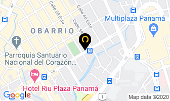 Mapa de F & B Consultores Asociados, S A en Panamá