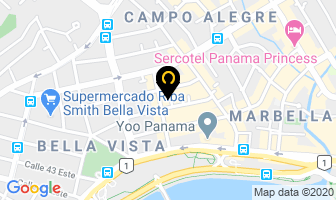 Mapa de Fajatex en Panamá