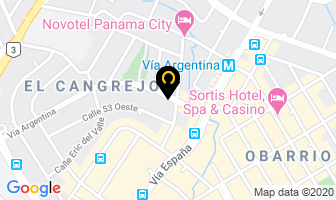 Mapa de Ferremarket en Panamá
