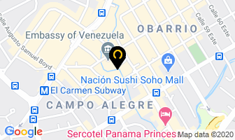 Mapa de Ganafactoring, S A en Panamá