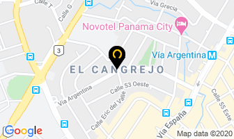 Mapa de Grupo Comtel en Panamá