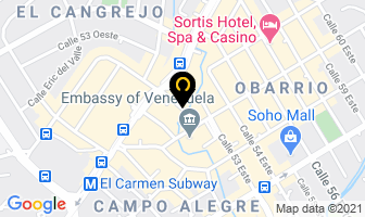 Mapa de Habano's CafÉ en Panamá