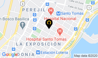 Mapa de Hospedaje Pension Corona en Panamá