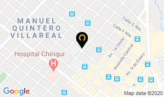 Mapa de Hospital Cooperativo en David