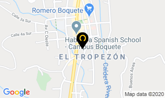 Mapa de Hostal Beiro en Boquete