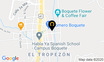 Mapa de Hostal Boquete en Boquete