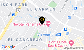 Mapa de Hostal Entre 2 Aguas en Panamá