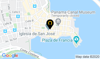 Mapa de Hostal Hospedaje Casco Viejo en Panamá