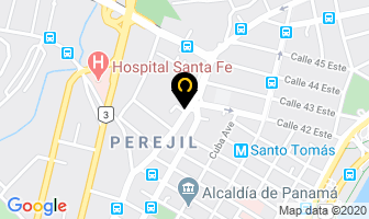 Mapa de Hotel Bella Vista en Panamá