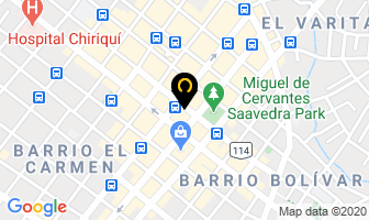 Mapa de Hotel Castilla en David