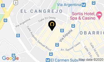 Mapa de Hotel Marbella en Panamá