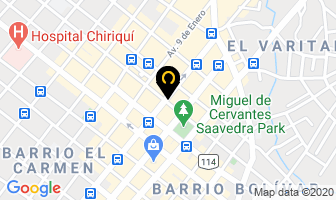 Mapa de Hotel Residencial Cervantes en David