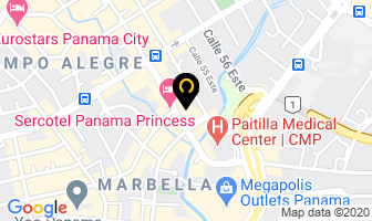 Mapa de Hotel Sheraton Bogota en Panamá