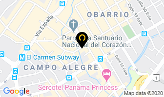 Mapa de In Motion Boutique en Panamá