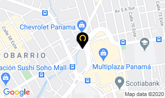 Mapa de Inmobiliaria.com en Panamá