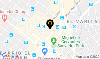 Mapa de Instituto Panamericano en David