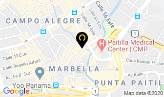 Mapa de Interiores Pamela Hill en Panamá