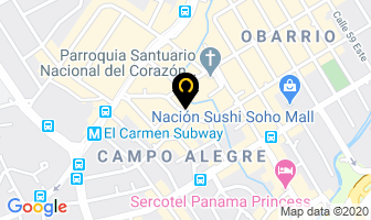 Mapa de Inversiones MetÁlicas, S A en Panamá