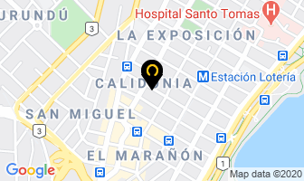 Mapa de Julian Palacio Comercial S.a. en Panamá