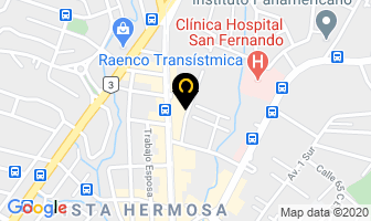 Mapa de Laboratorio Bio Dental en Panamá
