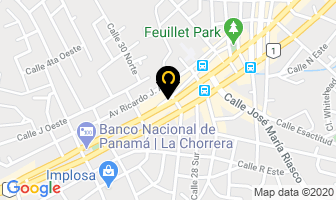 Mapa de Laboratorio Puga en La Chorrera